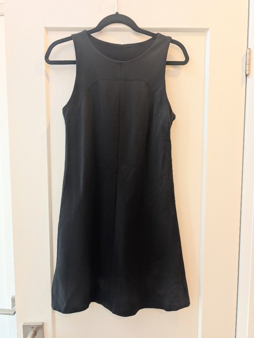 FIG Clothing Black Sleeveless Fit & Flare Dress Size Small, Made in Canada
